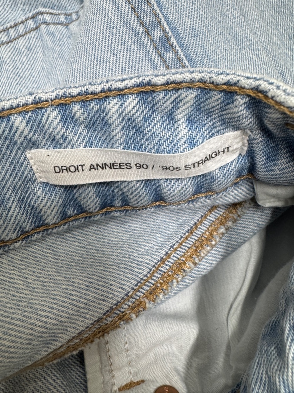 {Garage} '90s Straight Light Blue Relaxed Loose Jeans WJ18 - Picture 5 of 7